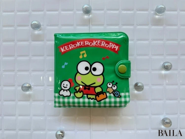 けろっぴのビニール財布が可愛くて実用的すぎた
