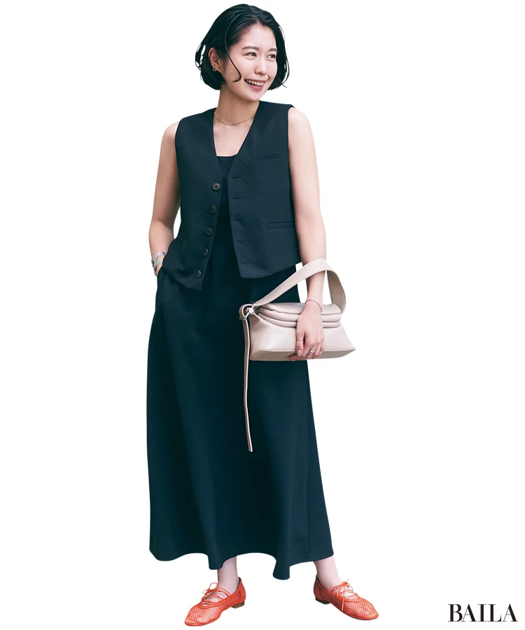 UNITED ARROWS/OSOI PR・薄井 悠さん 夏のワンツーコーデ