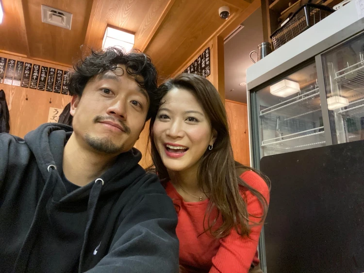 結婚当時の長谷川さん夫婦