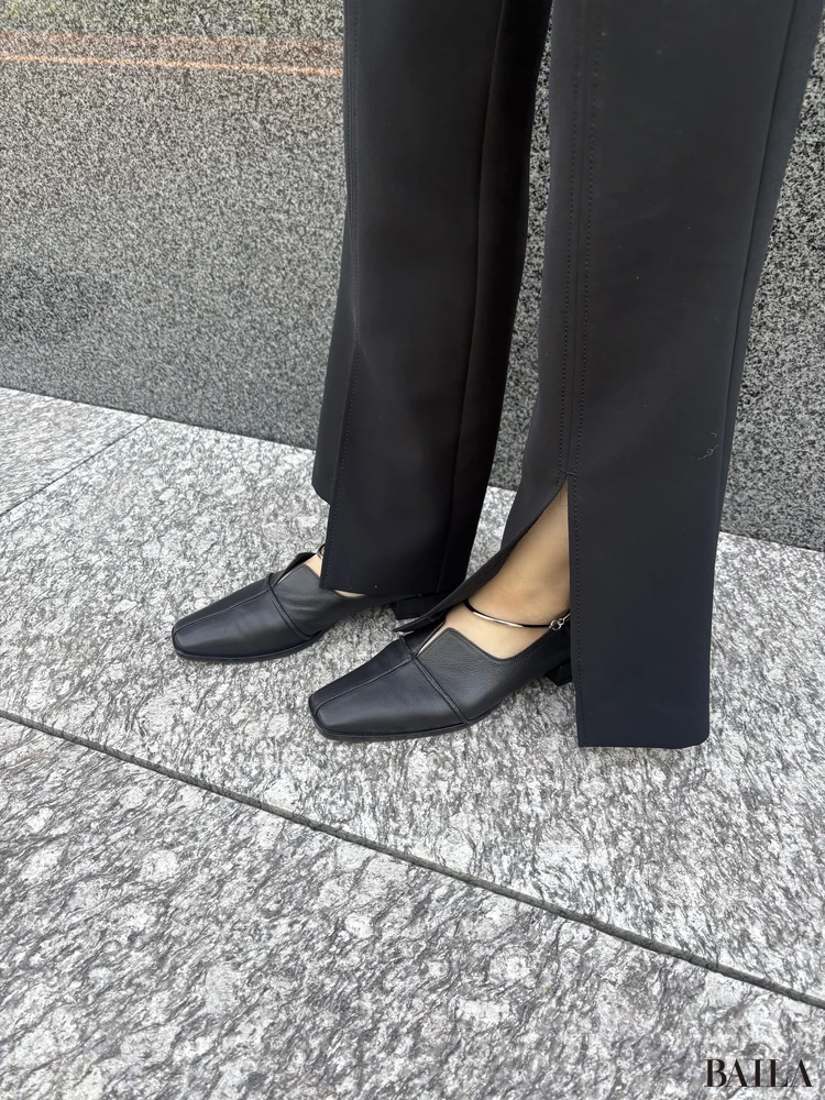 ルタロンGRISEのパンプス　着用
