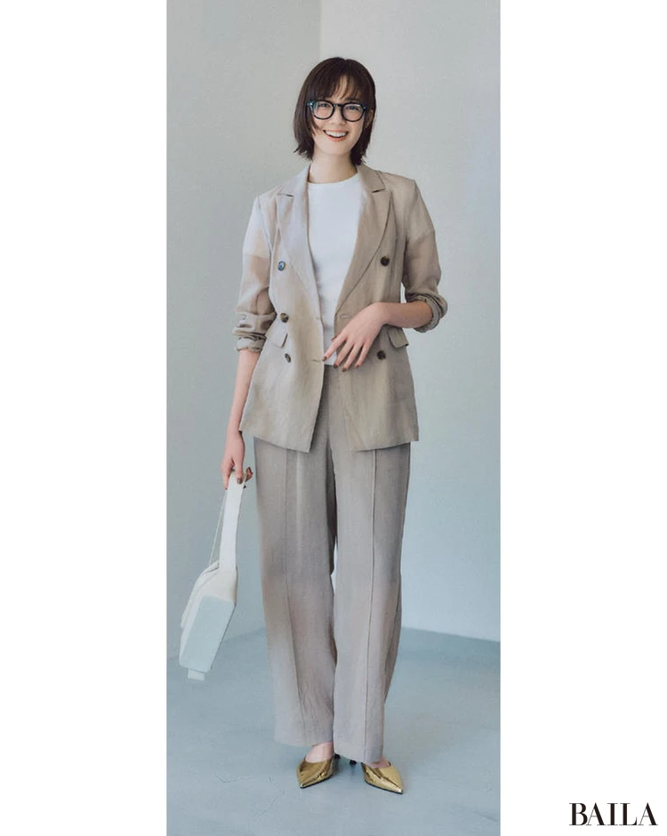 【AT WORK】お仕事中はきちんと着用して袖まくり