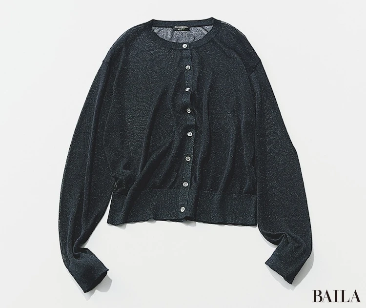 カーディガン¥28600/ヴェルメイユ パー イエナ 日本橋店(ヴェルメイユ パー イエナ)