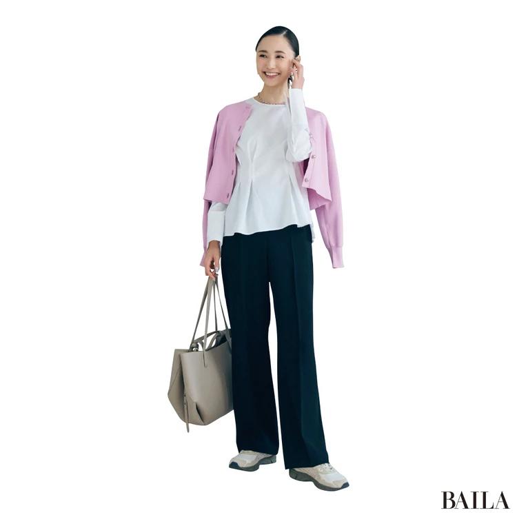 仕事も約束もこれ1つで!「フルラ」の新作バケットバッグ【BAILA今日のコーデ】