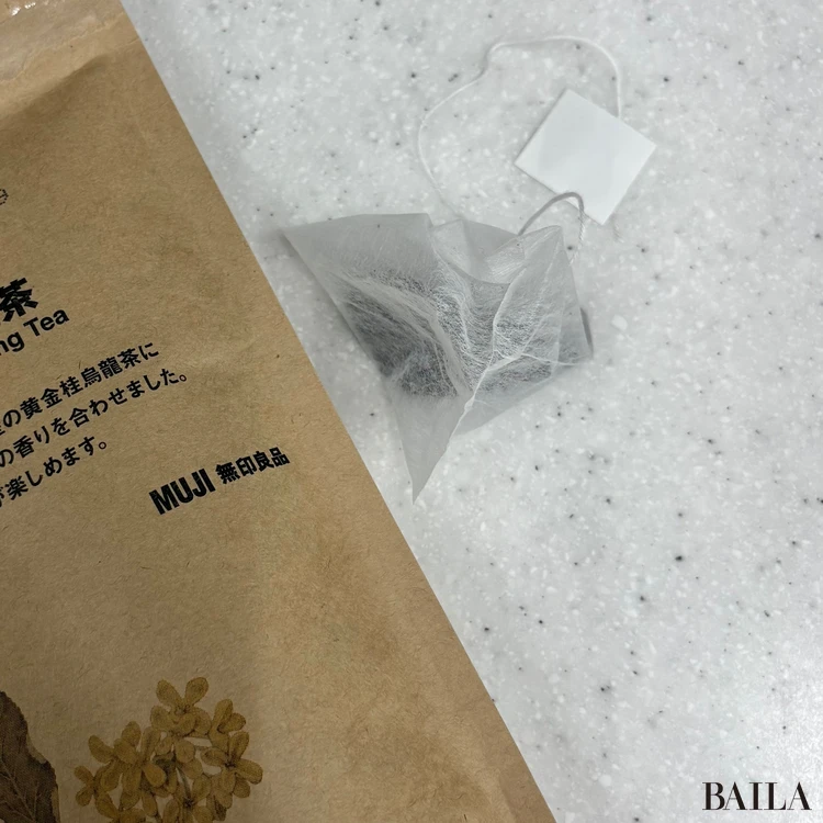 無印良品のお茶 金木犀&烏龍茶
