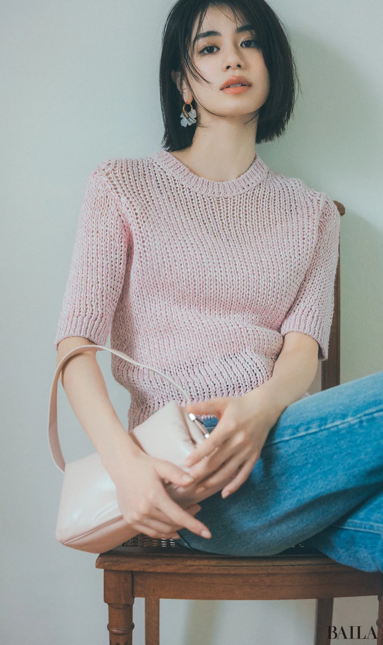 心ときめく甘色をさらりとスタイリッシュに