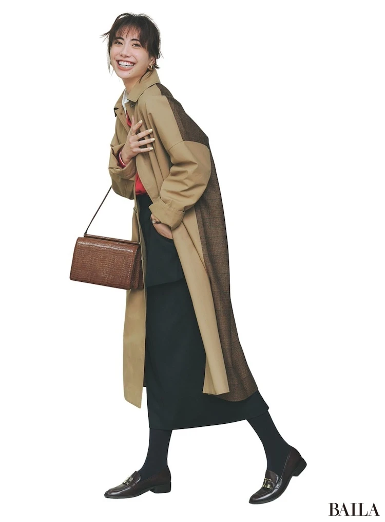 ルルヴェのコート　バックスタイル