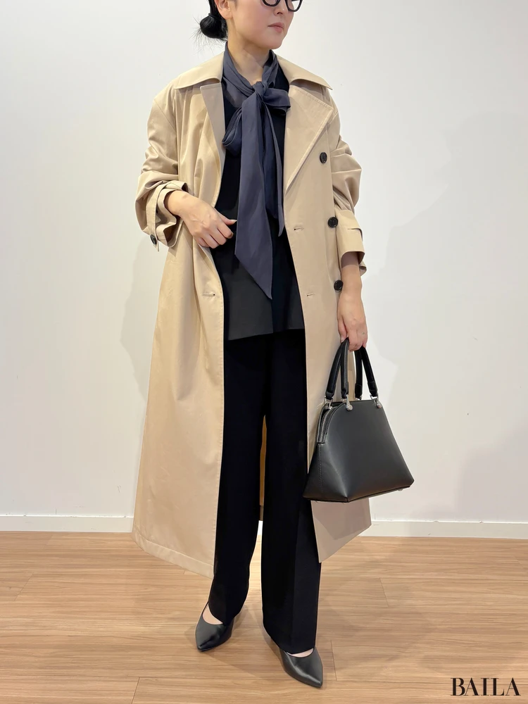 トレンチコート￥27000