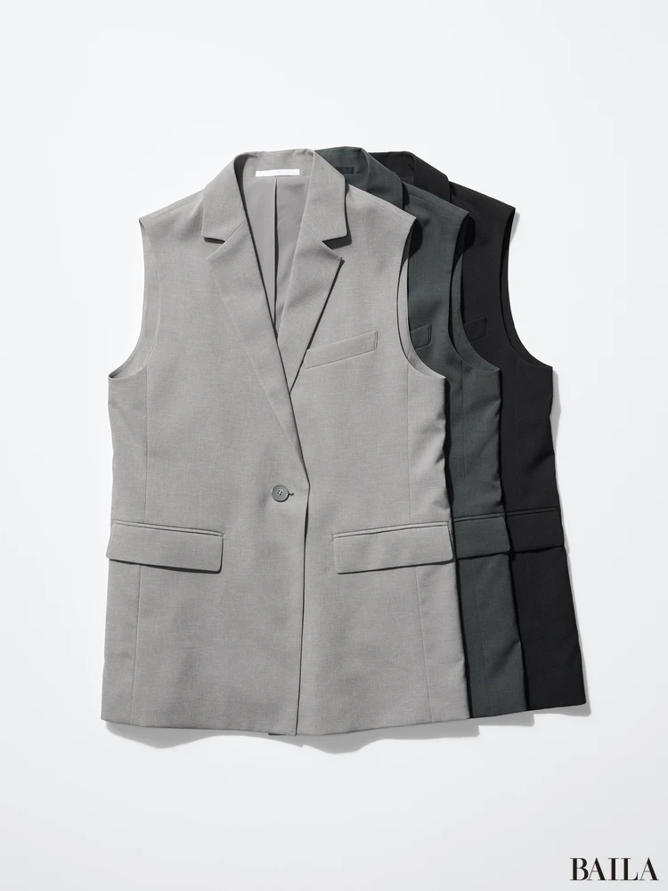 カラバリ：ブラックからグレーのグラデーションで3色