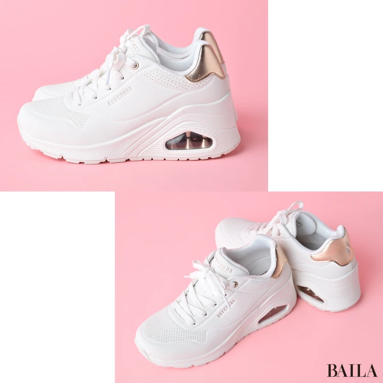 スケッチャーズ　ウノ ウェッジ - ハイ ステップス　コラージュ画像