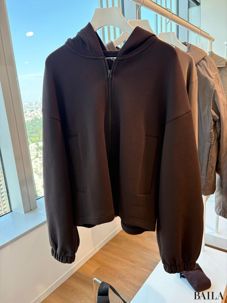 スウェットフルジップパーカ ユニクロユー