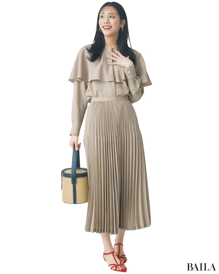 《Day7》美術館デート UNTITLED(アンタイトル)のカセット服で着回し