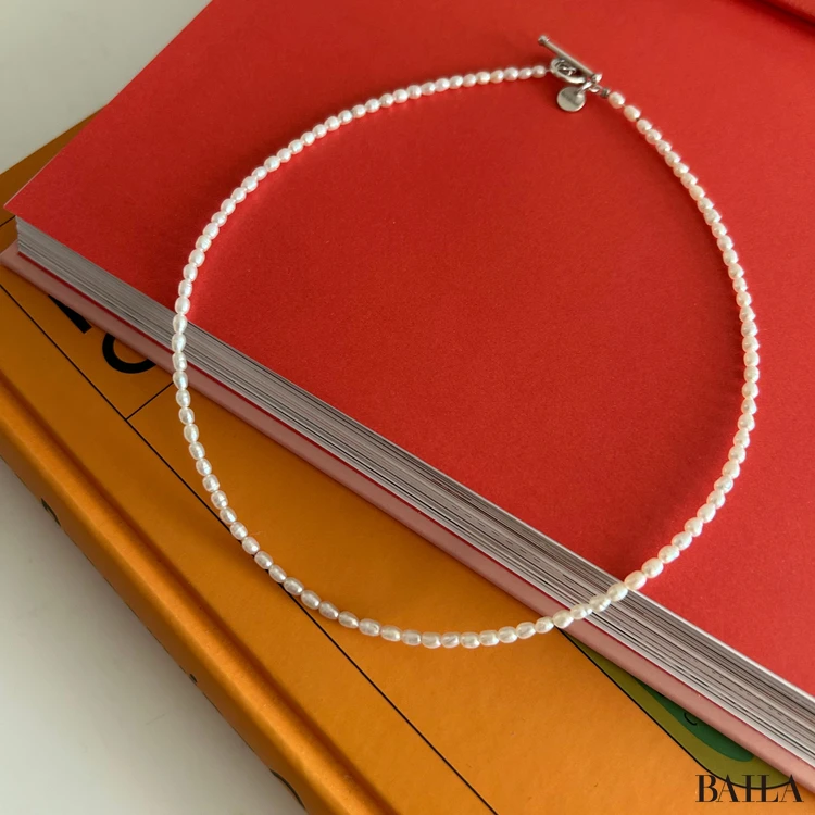 ルボンボンのパールネックレスの全体