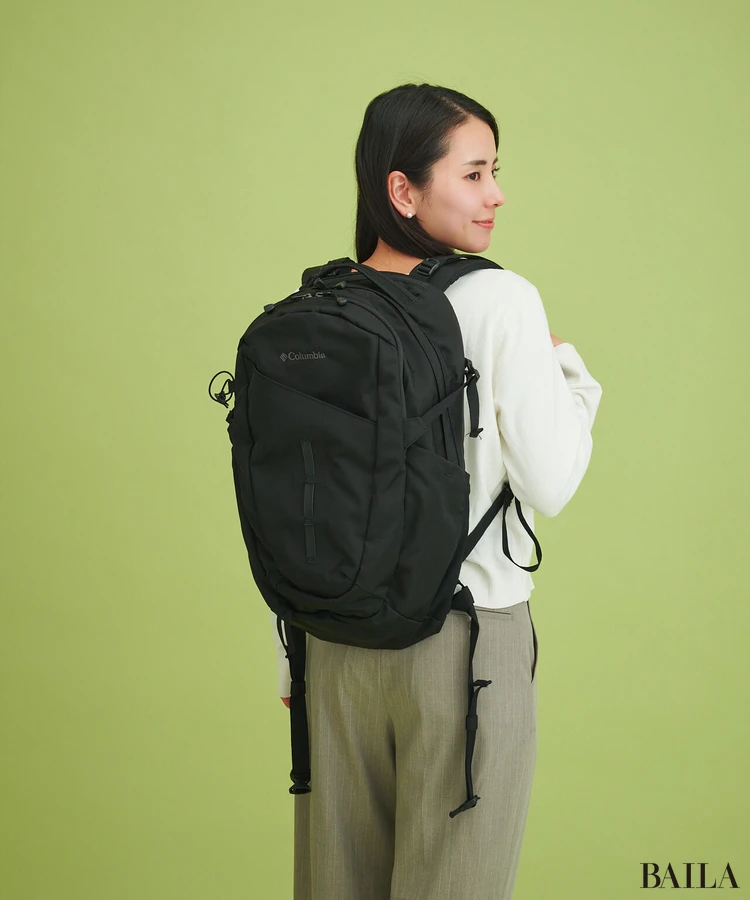 コロンビア　リュック　着用感　BACK