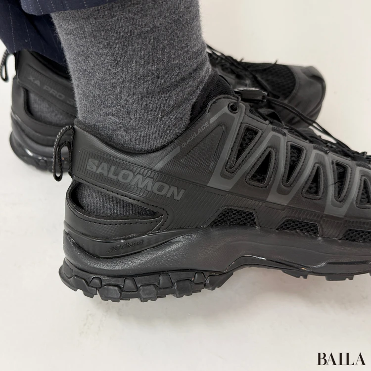 サロモン　XA PRO 3D AMPHIB　着用画像　バックデザイン