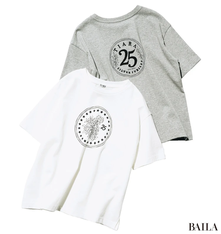 【TIARA(ティアラ)】ブランド25周年を記念した限定Tシャツを見逃さないで