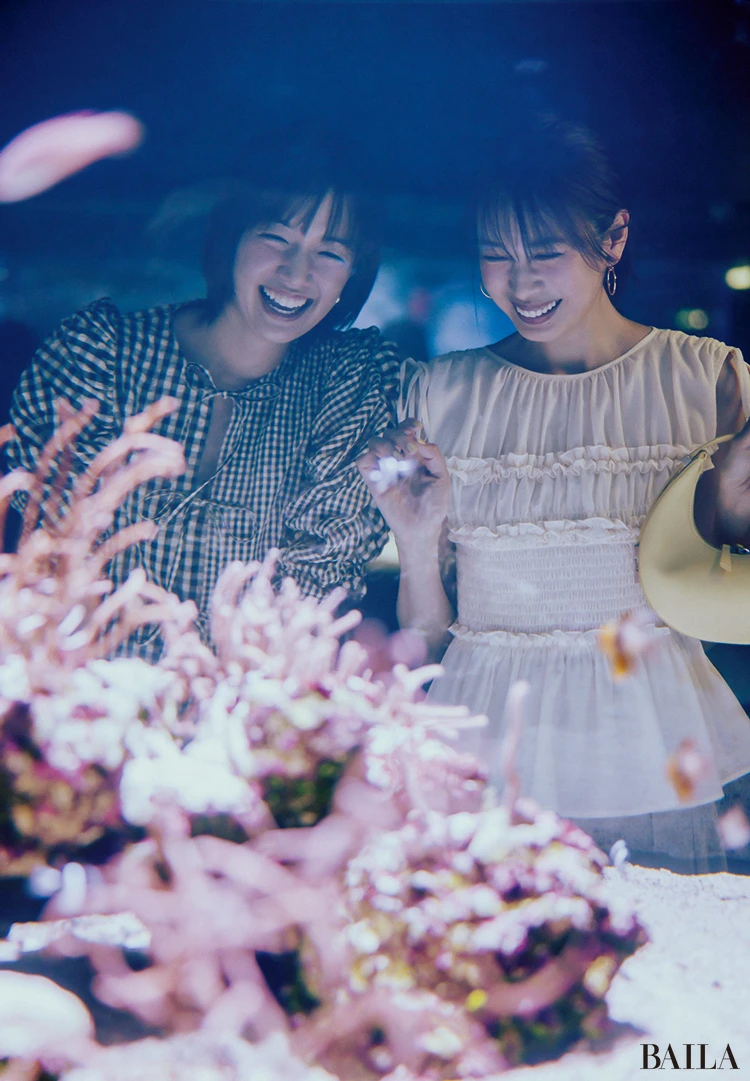 ナイトアクアリウム シャーリングトップス