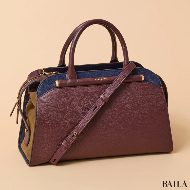 優秀通勤バッグ】「COLE HAAN（コール ハーン）」の上品色トートにA4&