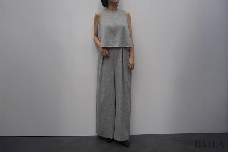 【uncrave】リネンライクツイルオールインワン 洗濯機洗い可・UVケア】リネンライクツイル オールインワン