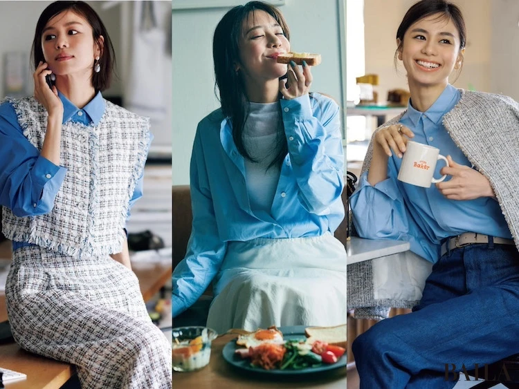 【30代の最旬ブルーシャツコーデ】全方位好かれるブルーシャツがオフィスでも休日でも大活躍!