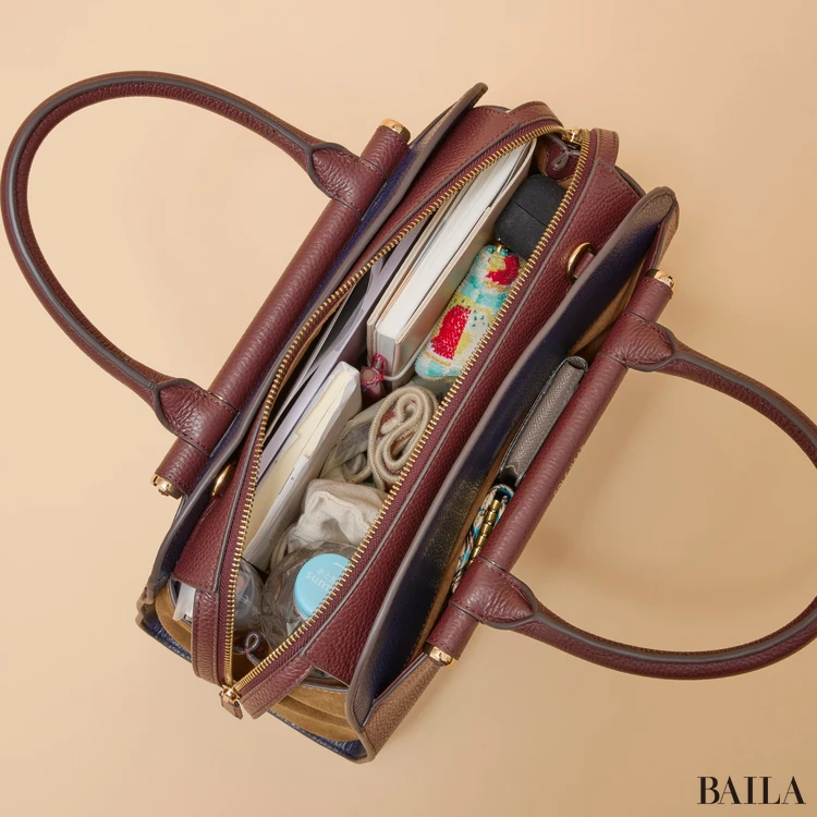 優秀通勤バッグ】「COLE HAAN（コール ハーン）」の上品色トートにA4&