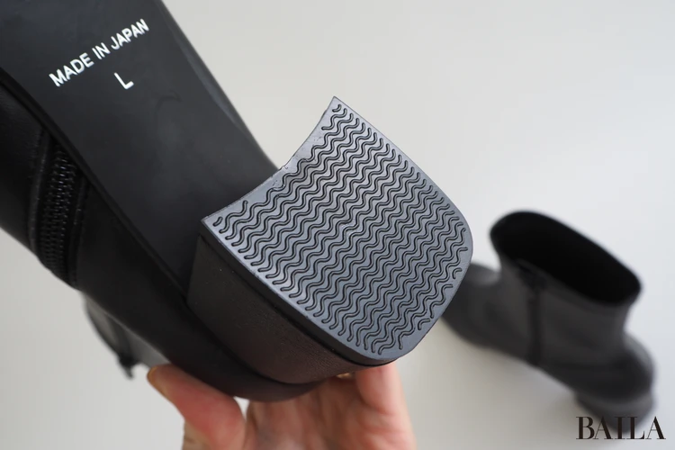 ワシントン靴店 晴雨兼用ショートブーツ ¥17600 ブラック Lサイズ 24.0cm 24.5cm 162cm アウトソール グリップ