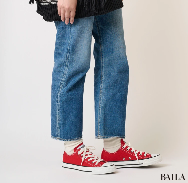 コンバースのスニーカーを試着　オールスターOX