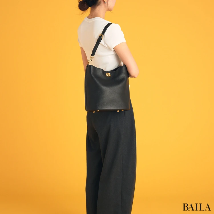 COACH(コーチ) ウィロウ ソフト バケット バッグ サイズ感 トートバッグ