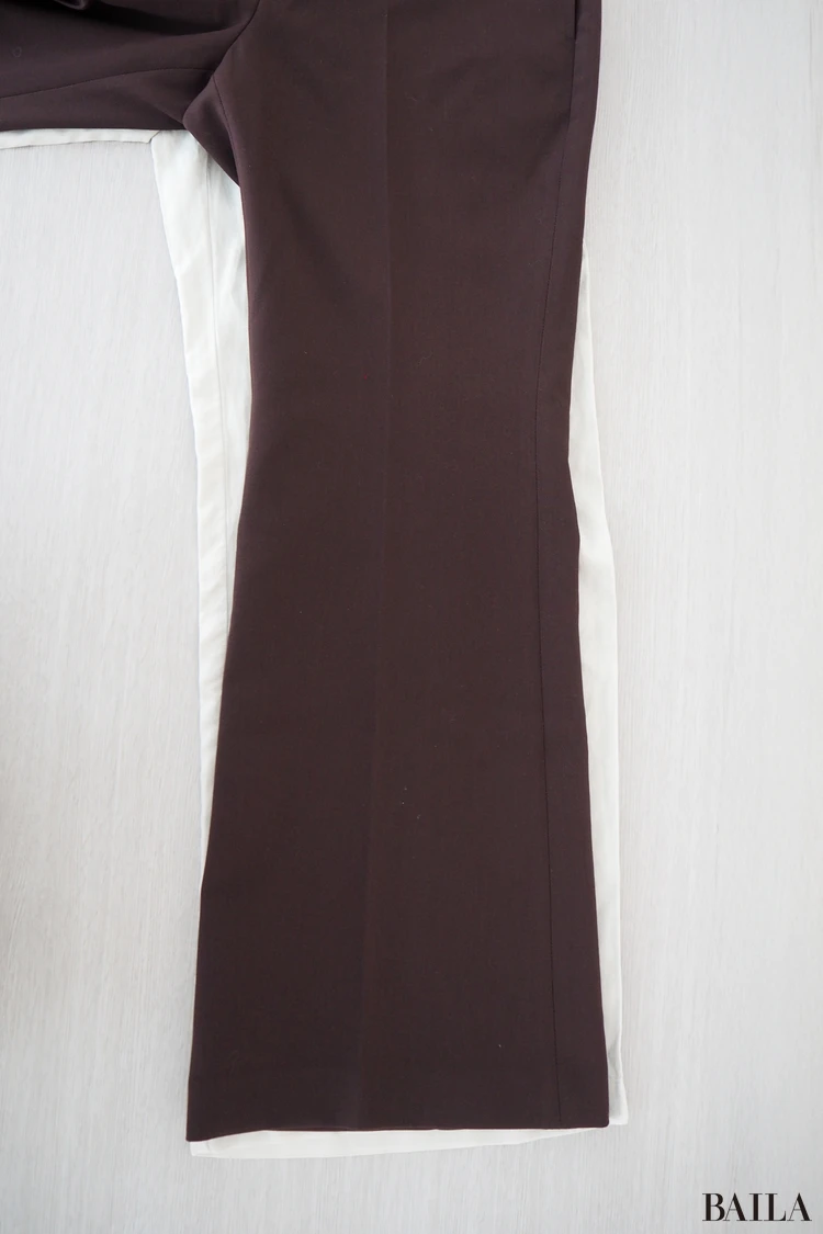 全体:「リネンブレンドイージーパンツ」と比べてみた!