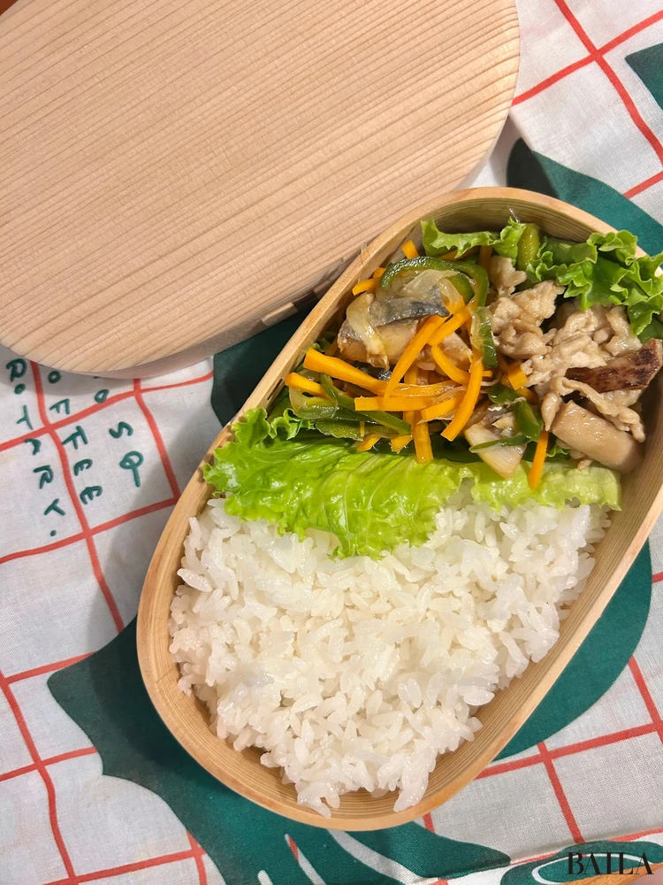 お弁当にした様子