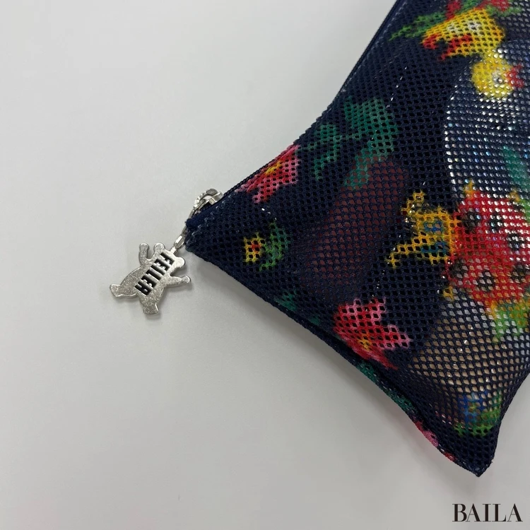 フェイラー　メッシュポーチのチャーム