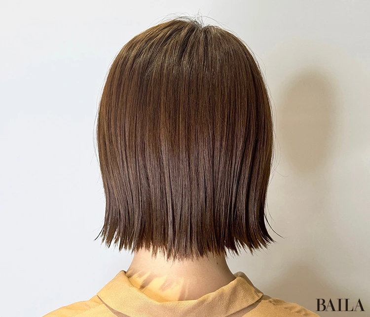 キュートな外ハネボブ　バック