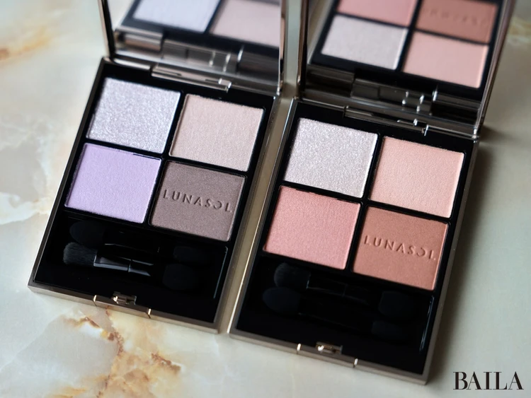 LUNASOL（ルナソル）夏新作コスメ　アイシャドウ２種の写真