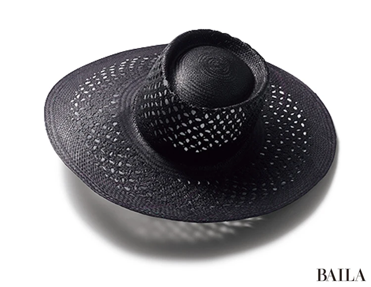 夏小物 つば広ハット