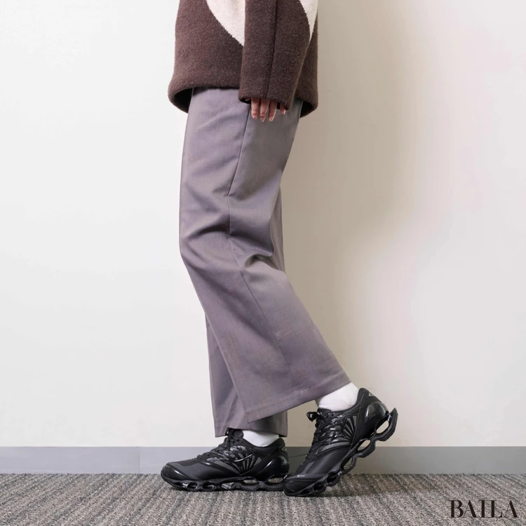 アシックスのスニーカーを試着　ウェーブプロフェシーLSゴアテックス