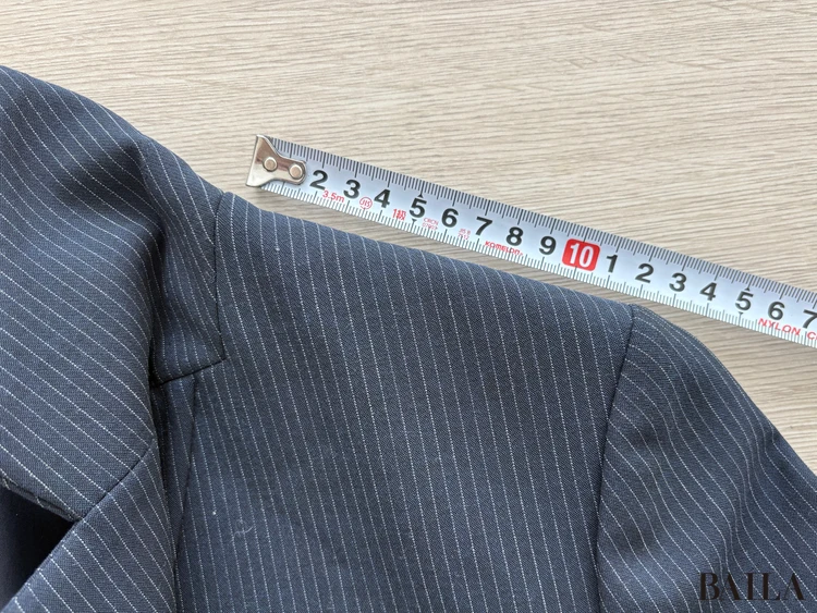 肩（襟〜切り替え部分）：約12cm