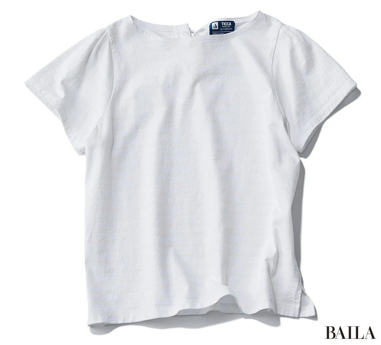 TICCA(ティッカ) ボートネック Tシャツ