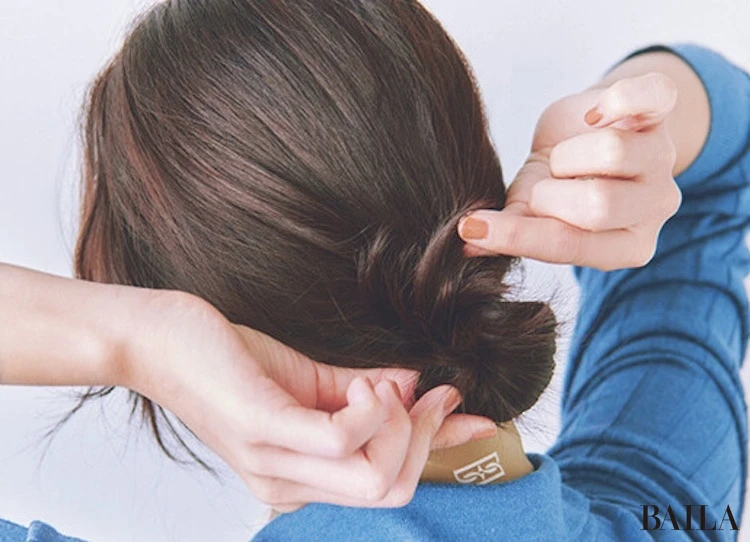 シニョンヘア　HOW TO