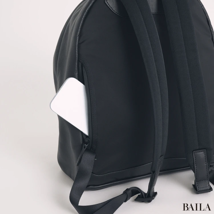 【よしゆき】土屋鞄　レザーのビジネスリュック　黒 CORDURA®×レザー コンビソフトバックパック – バックパック