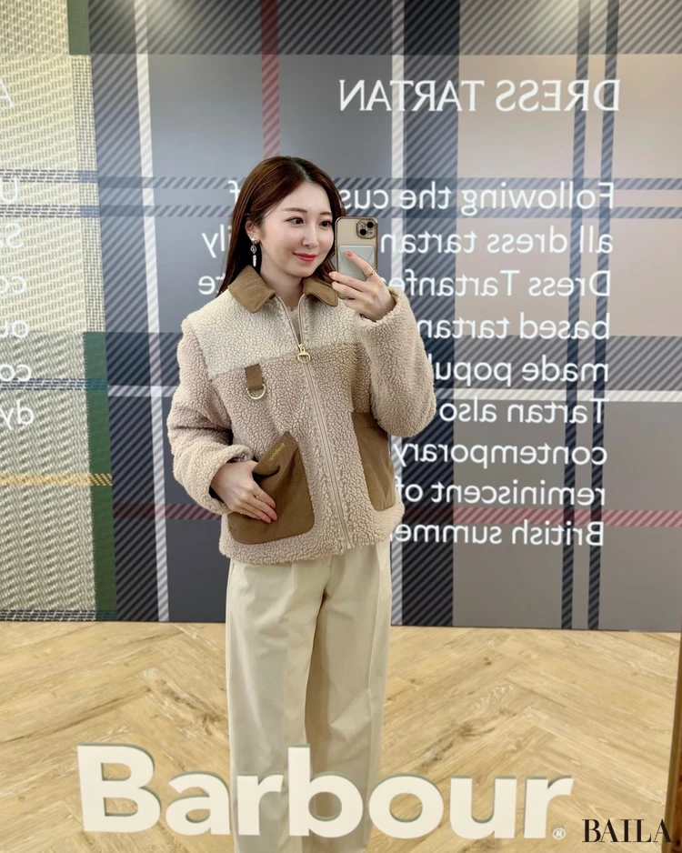 バブアー 展示会 アウター選び モコモコ フリース 試着レポ