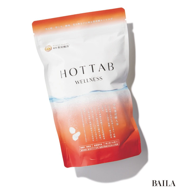 HOT TAB 薬用 HOT TAB WELLNESS 45錠入り ￥3960／ホットタブ