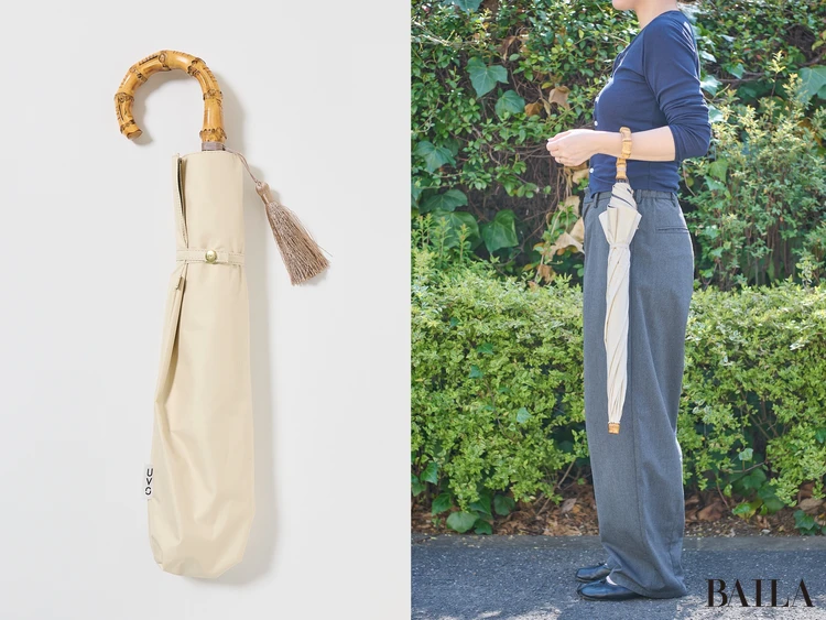 UVOの日傘　2WAY仕様で使いやすい。折りたたみと長傘のいいとこ取り