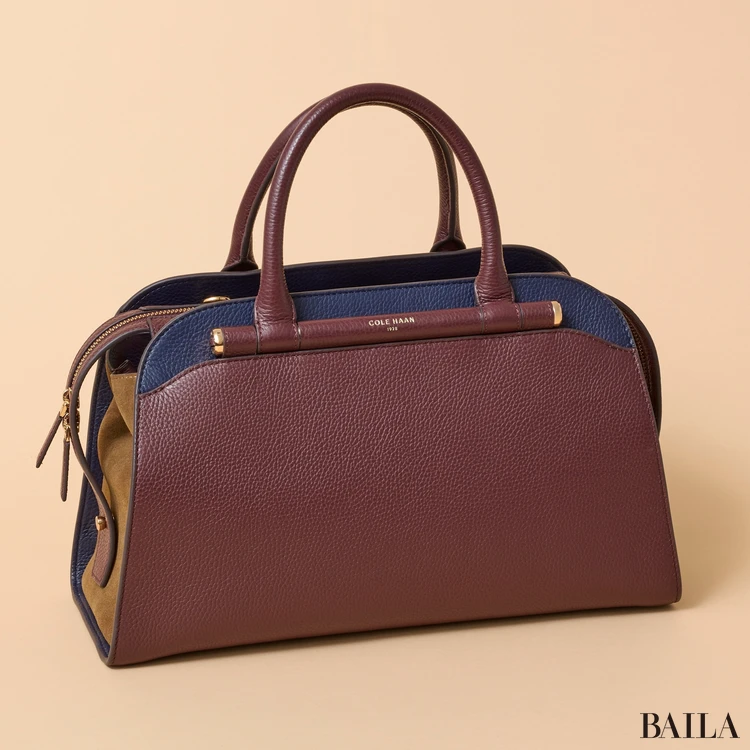 優秀通勤バッグ】「COLE HAAN（コール ハーン）」の上品色トートにA4&