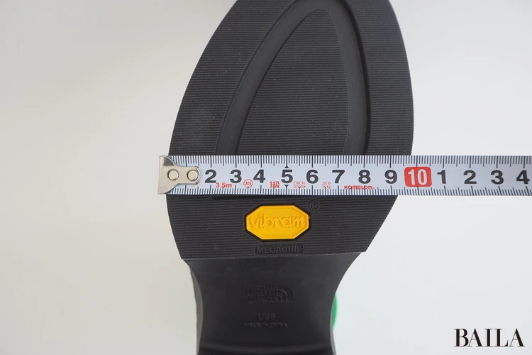 幅(親指のつけ根あたり):約9.5cm THE NORTH FACE「カルミア ヌプシ ブーツ ウォータープルーフ」¥26400 アスファルトグレー×TNFブラック サイズ6 24.0cm 162cm