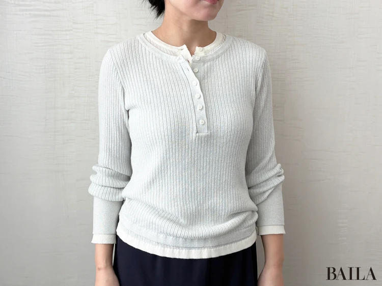 【結論】レイヤード風ニュアンスと機能性が両立した万能ニット