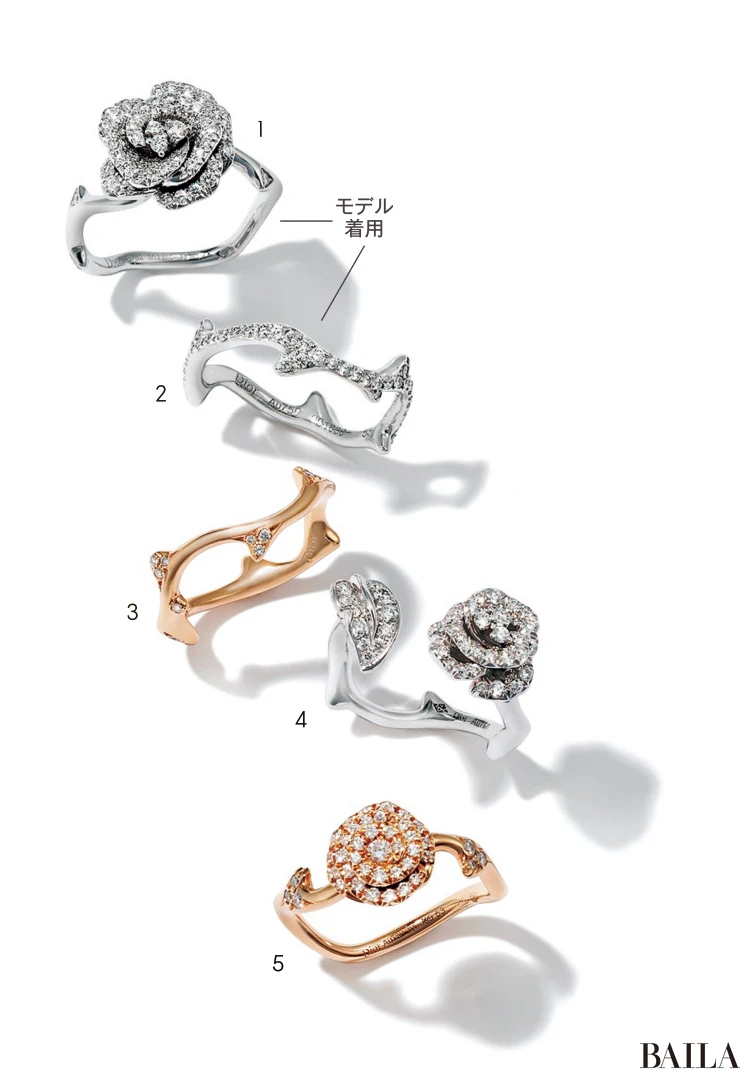 ディオールのウエディングリング