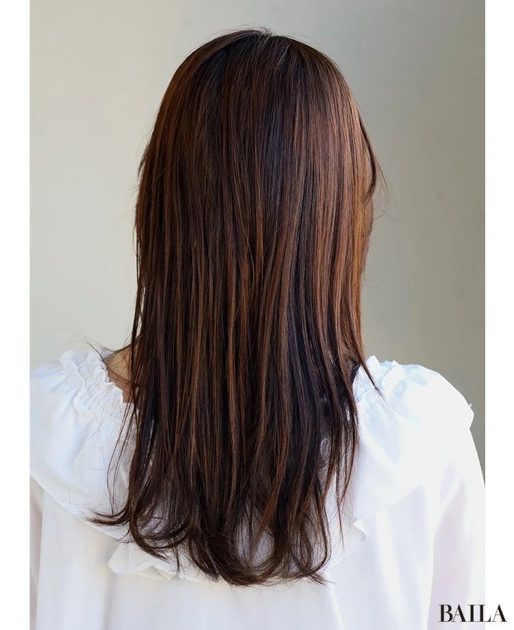 最旬軽やかロング　バック