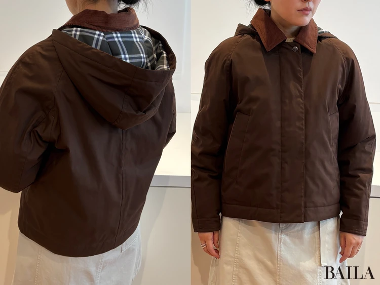 「パフテックショートジャケット」ダークブラウン Mサイズ 162cm ユニクロ JW ANDERSON