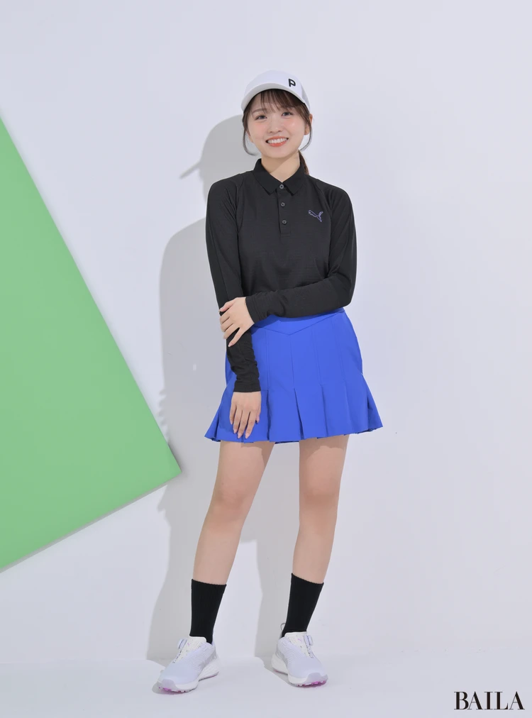 プーマ　ゴルフウエア　全身