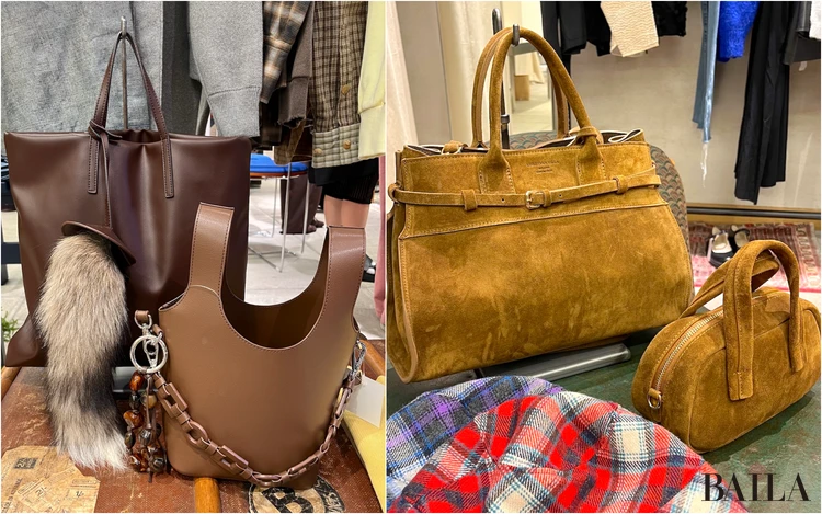 ジャーナルスタンダード バッグ ブラウン 展示会