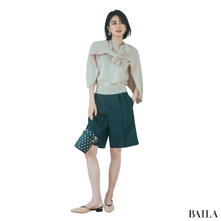 佐藤晴美 パンツコーデ